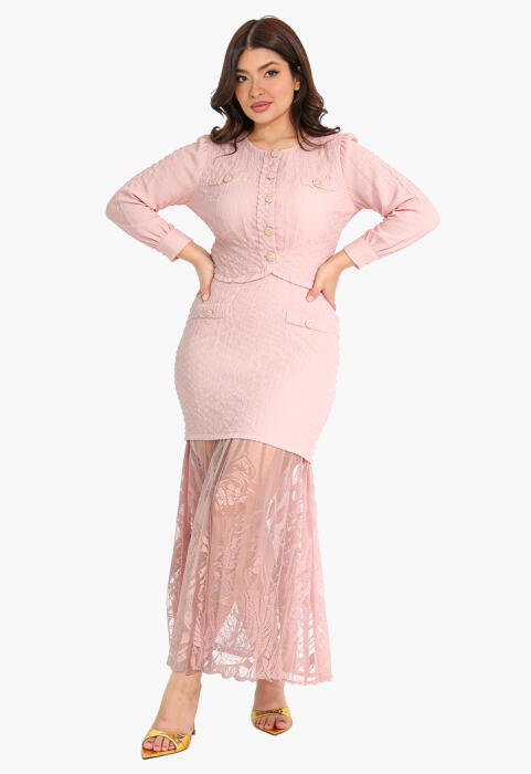 Lace Skirt & Cropped Jacket Set image 7
