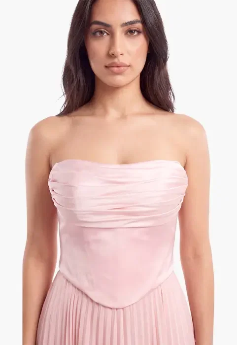 فستان استقبال ماكسي بتصميم كورسيه image 2