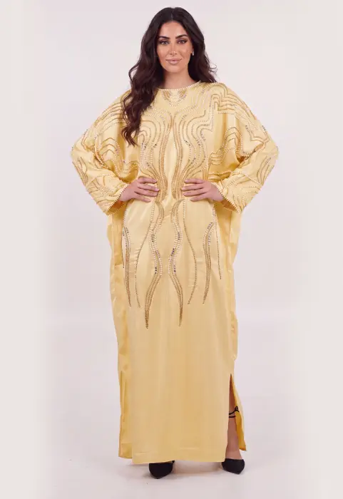 دراعة ساتان مطرزة image 4