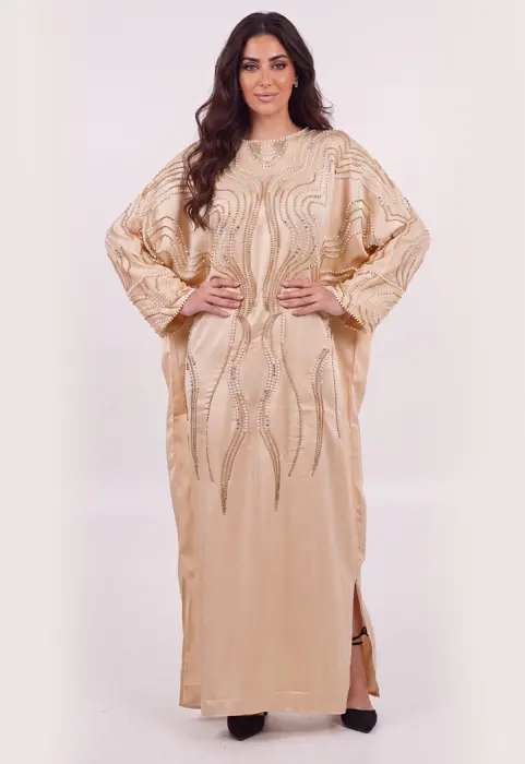 دراعة ساتان مطرزة image 3