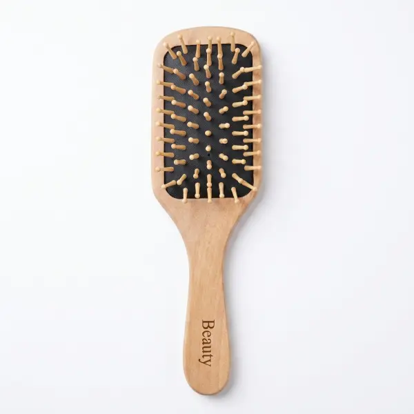 Wooden hairbrush (Black) image 0