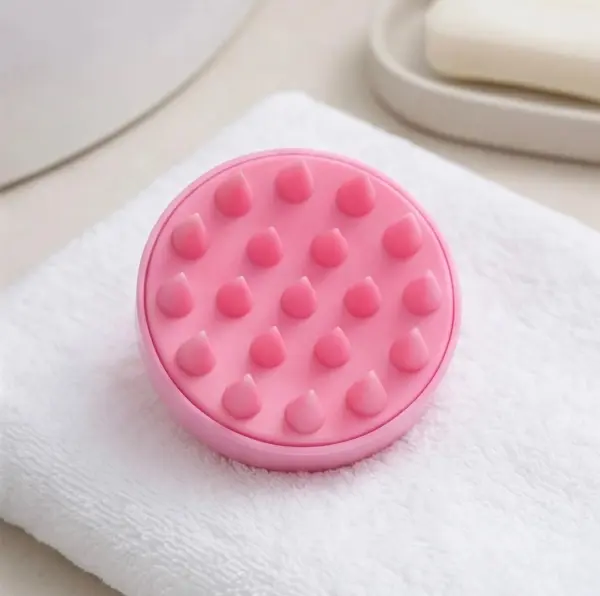 Pink Scalp Massager Brush image 2