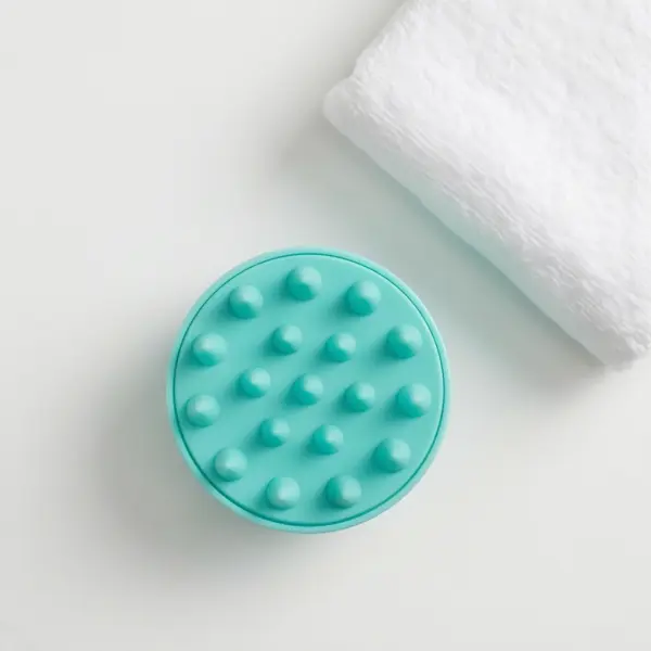 green -scalp-massager-brush image 1