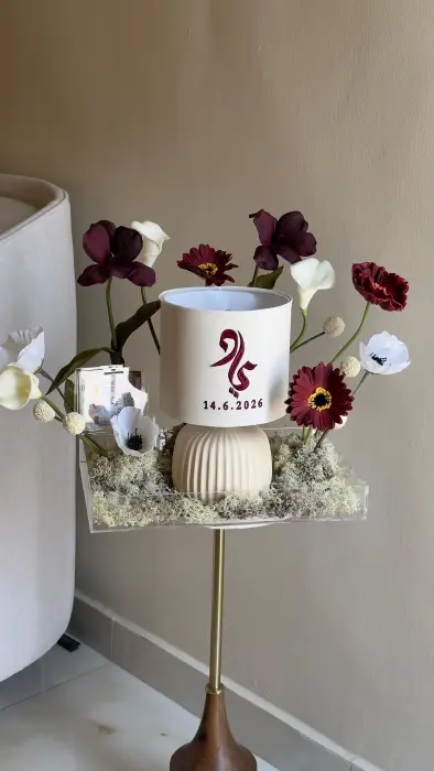 هدية أبجورة بتنسيق ورد  image 5