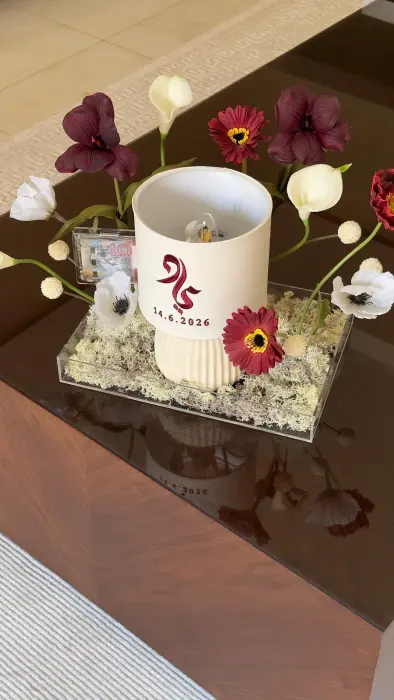 هدية أبجورة بتنسيق ورد  image 3