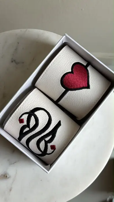 شمعة تطريز حب image 2