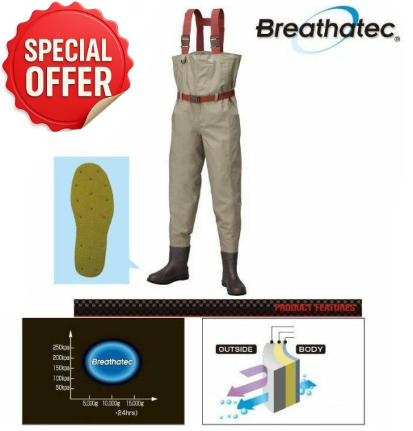 PROX Blizzatech Chest Felt Waders (with pin) PX58553L4L image 0