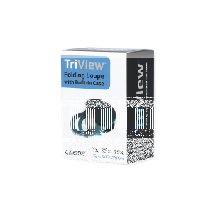 Carson TriView™ 5x/10x/15x Folding Loupe Magnifier with Built-in Case (TV-15) image 2