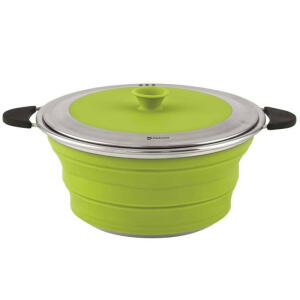 Outwell Collaps Pot with Lid 2.5L Lime Green image 1