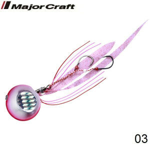 MAJOR CRAFT TAI RUBBER TAINOMI TM-80g #003 SILVER/PINK image 0