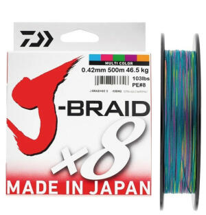 DAIWA J-BRAID X8E0.42MM-500M M.COLOR image 0