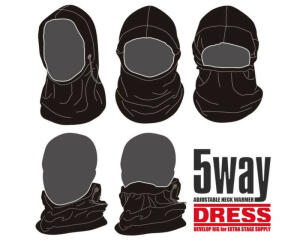 【TAN】 DRESS Adjustable Neck Warmer “PAINT” 2019 image 1