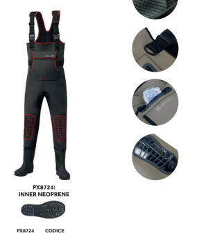 PROX PX8724L 3D inner neoprene wedder (with felt pin) image 1