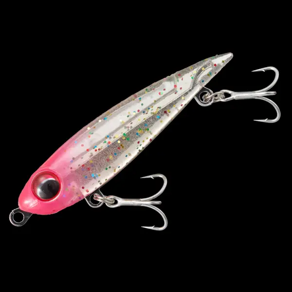 MAJOR CRAFT ROCKRIVER STILL PENCIL RVSPC-50 #002 CLEAR PINK HEAD (GLOW) image 0