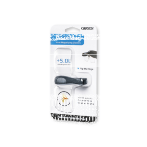 Carson Visor Mag™ 2.25x (+5.00 Diopters) Clip On Flip Up Magnifier for Hats (VM-14) image 5