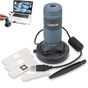 Carson zPix™ 300 86x - 457x Effective Magnification Zoom LED Lighted USB Digital Computer (MM-940) image 0