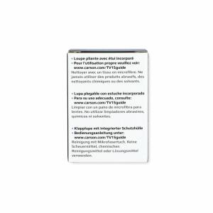 Carson TriView™ 5x/10x/15x Folding Loupe Magnifier with Built-in Case (TV-15) image 3