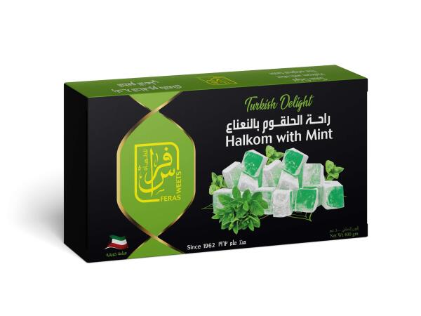 راحة الحلقوم بالنعناع قيشاوي 400 جم image 0