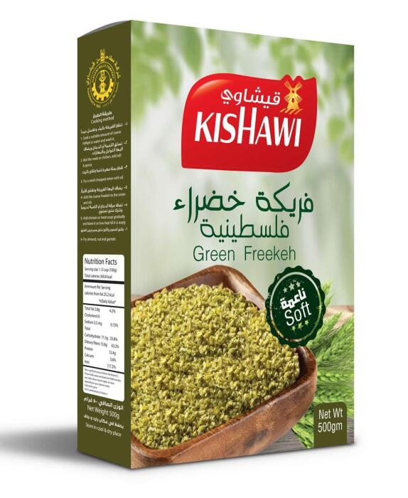 فريكة ناعمه فلسطينية 500 جم قيشاوي image 0
