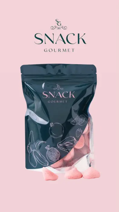 سناك puffs بفك بنكهة  الفراولة 30 جرام image 0