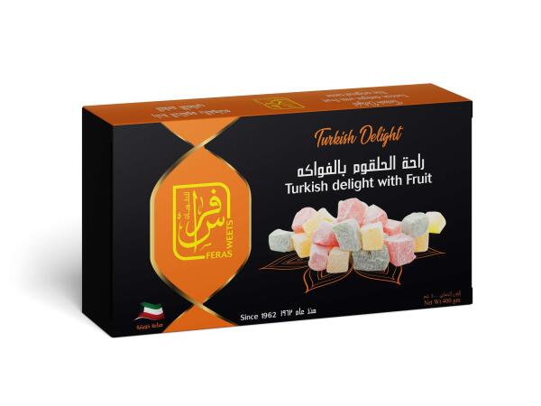 راحة الحلقوم بالفواكه قيشاوي 400 جم image 1