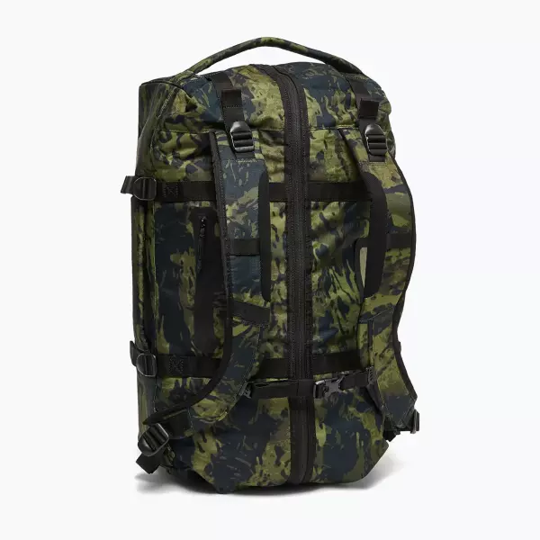 Oakley Backpacks Road Trip Recycled Duffle 50L Bag, Tiger Camo Green image 1