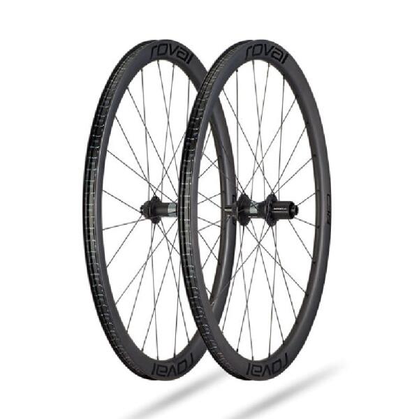 C38DISC WHEELSET STAIN CARBON/BLK image 0