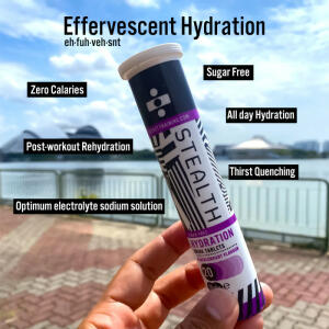 STEALTH HYDRATION TABLET - BLACKCURRANT image 1