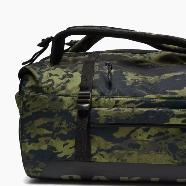 Oakley Backpacks Road Trip Recycled Duffle 50L Bag, Tiger Camo Green image 3