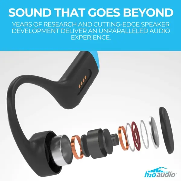  H2O TRI 2 Multi-Sport Headphones with BT & MP3 - Black image 2