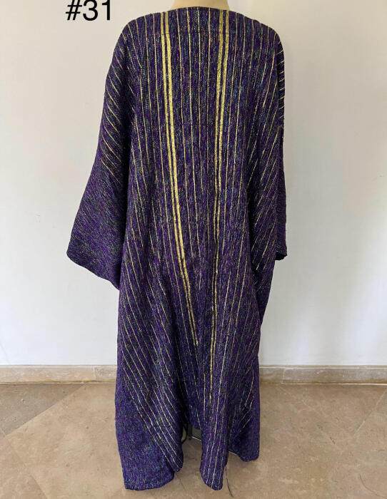 Handwoven Wool Kimono – One-of-a-Kind Luxe Statement Piece image 3