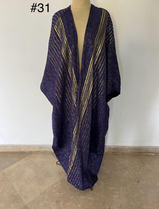 Handwoven Wool Kimono – One-of-a-Kind Luxe Statement Piece image 0