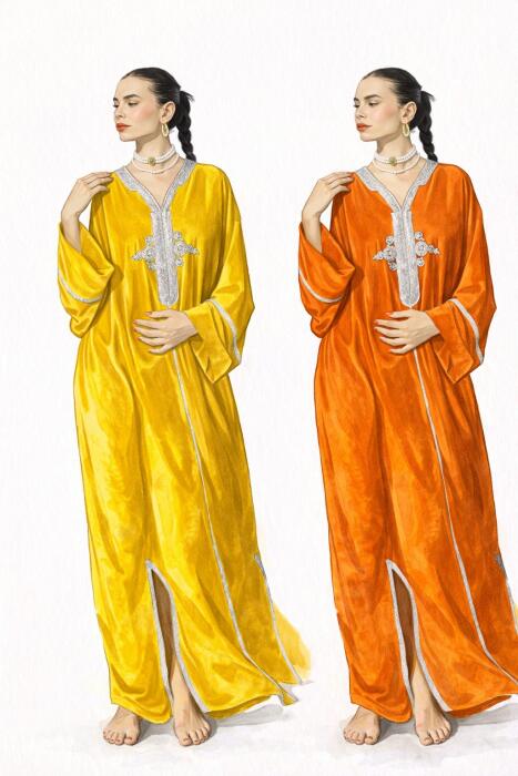 Royal Velvet Abaya – Timeless Luxury with a Modern Soul image 3