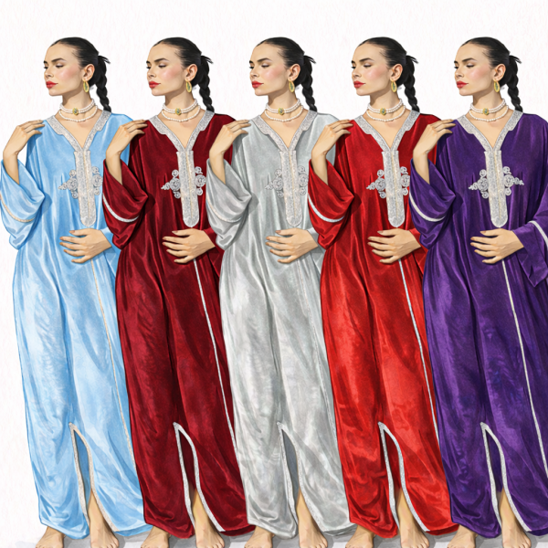 Royal Velvet Abaya – Timeless Luxury with a Modern Soul image 2