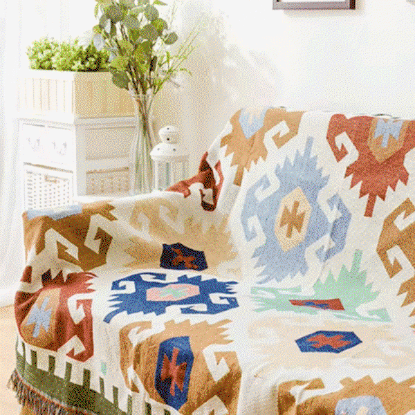 Boho Woven blanket image 2
