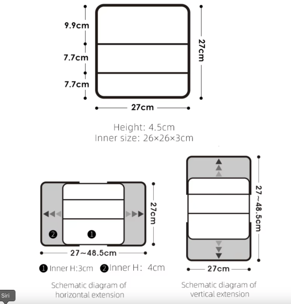 Drawer organizer box image 9