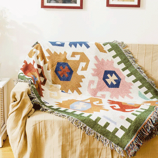 Boho Woven blanket image 1