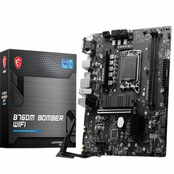 MSI B760M BOMBER WIFI DDR5 Motherboard Support 12th 13th Gen  image 0