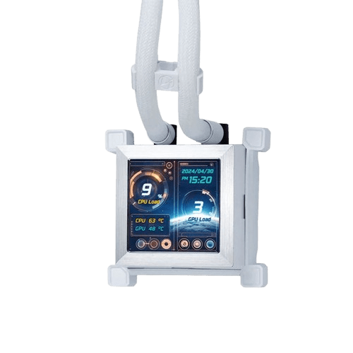 LIAN LI Hydro-Shift LCD 360mm RGB Liquid CPU Cooler - White image 2