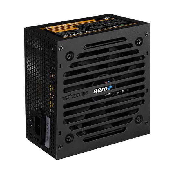 AEROCOOL VX PLUS 650W Non-Modular Power Supply Unit - Black image 0