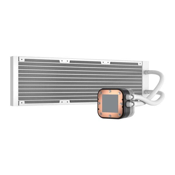 CORSAIR iCUE H150i RGB ELITE - 3 x 120mm AF CPU Liquid Cooler - White image 1