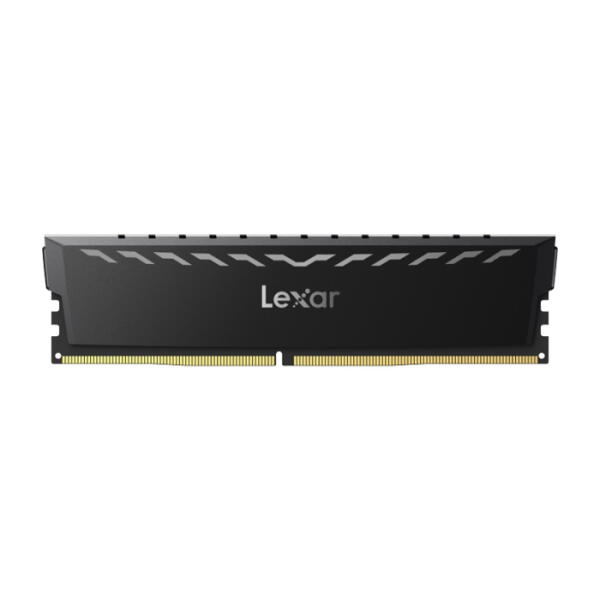 Lexar 32GB (2x16GB) THOR DDR4 RAM 3200MT/s CL16 1.35V Desktop Memory with Heatsink, AMD Ryzen & Intel XMP 2.0, BLACK image 1