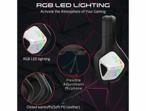 GAMEON GOK905 Infernus RGB Gaming Headset - Black image 5