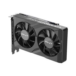 PNY GEFORCE RTX 3050 VERTO 6GB GDDR6 Dual Fan Graphics Card - Black image 1