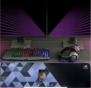 MOUSE PAD GAMER KING RGB image 1