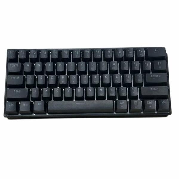 Dk61E 61-Key RGB Mechanical Gaming Keyboard Wired New Type Led Backlit Keyboard ZD2 image 0