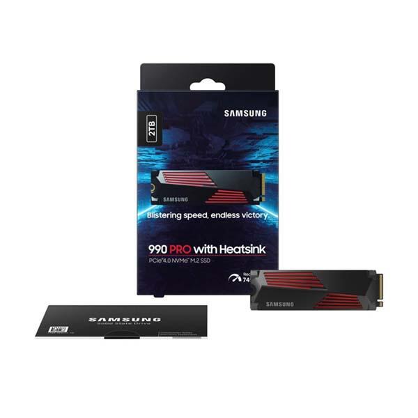 Samsung 990 PRO NVMe M.2 SSD 2TB With Heatsink image 2