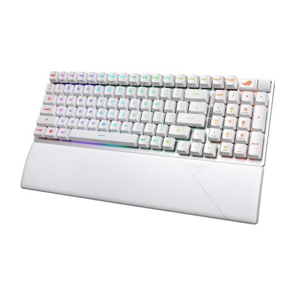 ASUS ROG Strix X902 SCOPE II 96 RX Wireless - RGB Optical Mechanical Gaming Keyboard - White - AR Layout image 2