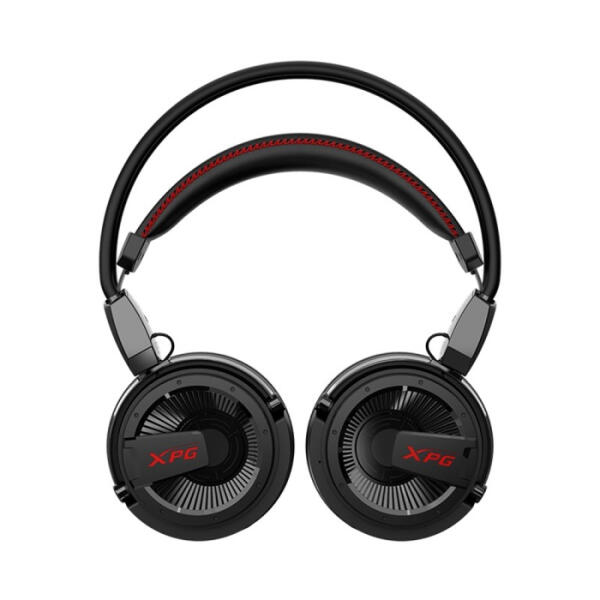 Xpg Precog Analog 3.5MM Ergonomic Cushions Rotatable Ear Cup Gaming Headset With Detachable Mic Hybrid Electrostatic Gaming Wired Black image 1