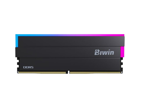 Biwin 32GB Kit (2x16GB) Black Opal DW100  RGB Black DDR5 6000Mhz CL36 Memory image 2